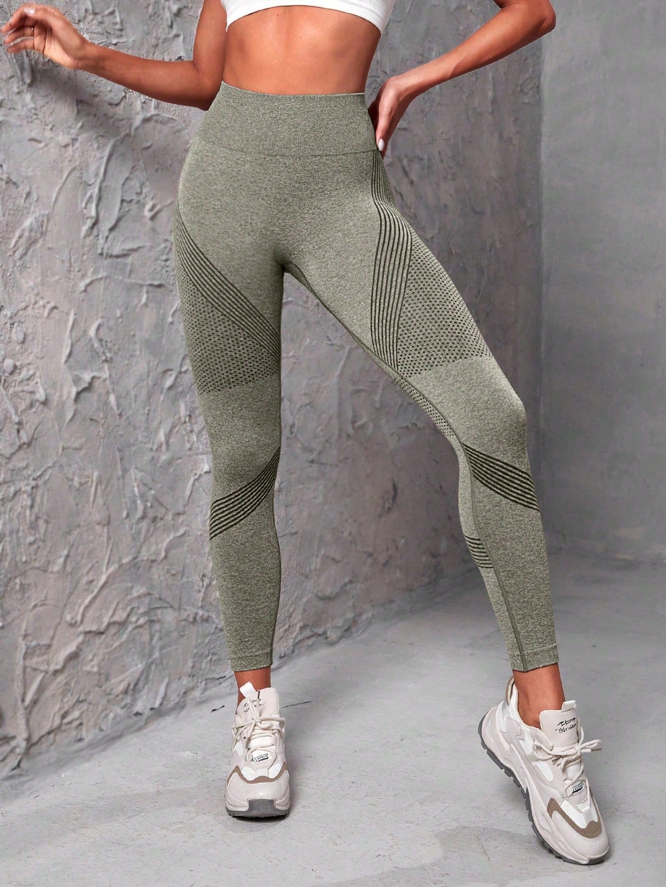 Legging Seamless Cintura Alta Com Textura Funcional