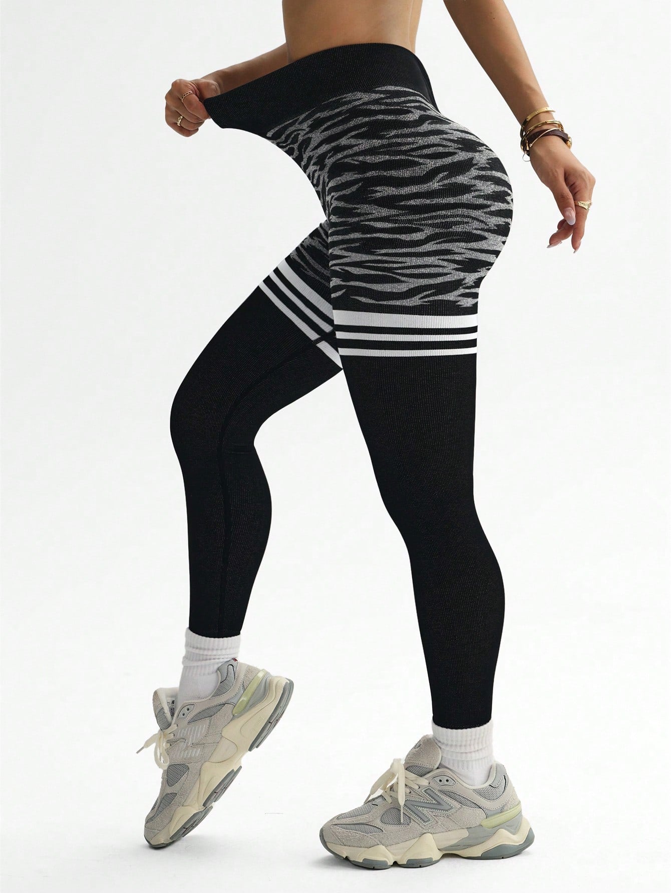 Legging Seamless Cintura Alta Com Cós Em V Posterior