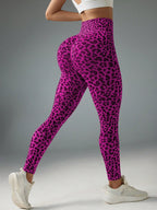 Legging Seamless Cintura Alta Com Estampa Felina