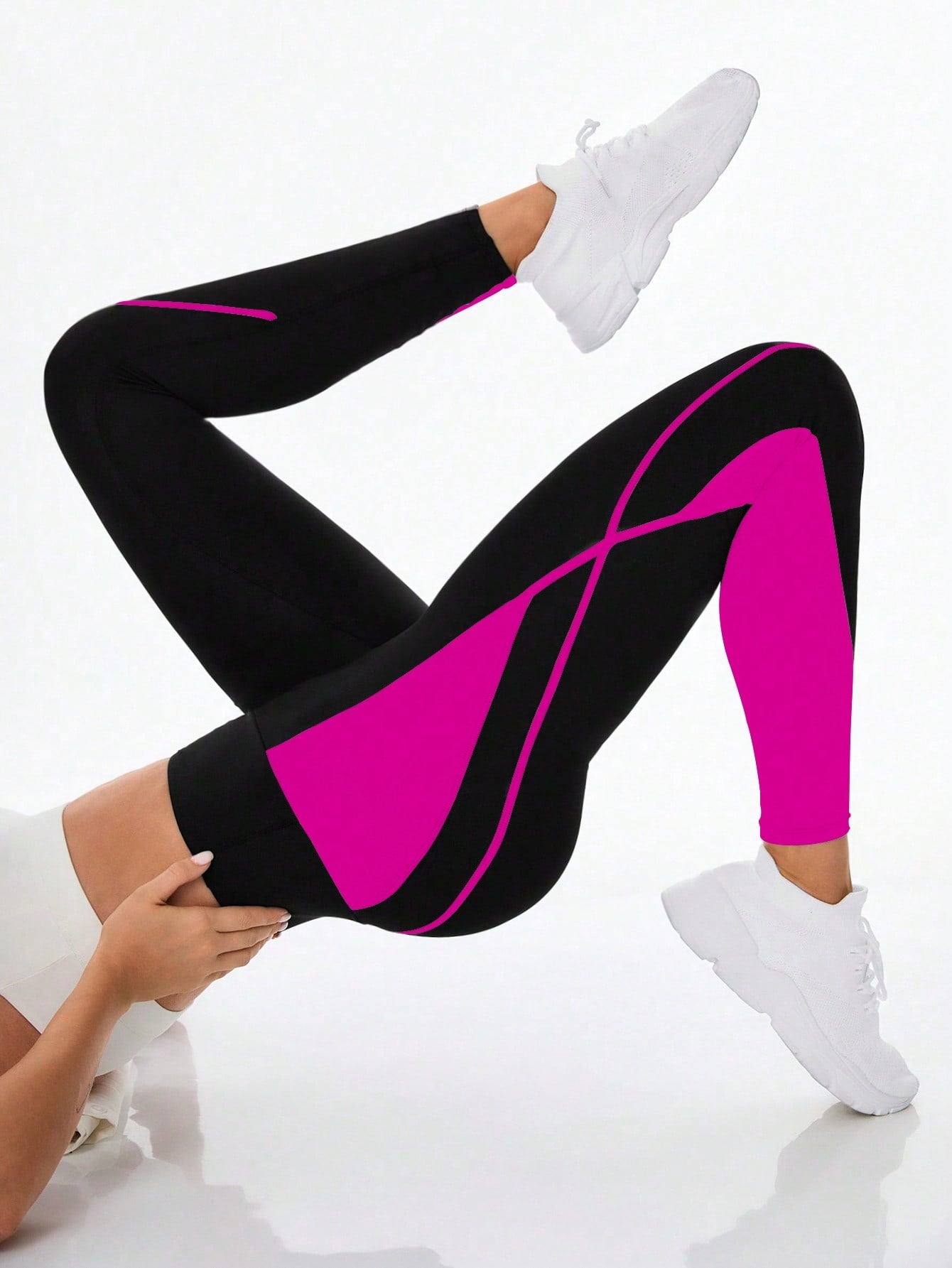 Legging Cintura Alta Com Recortes Dinâmicos Laterais
