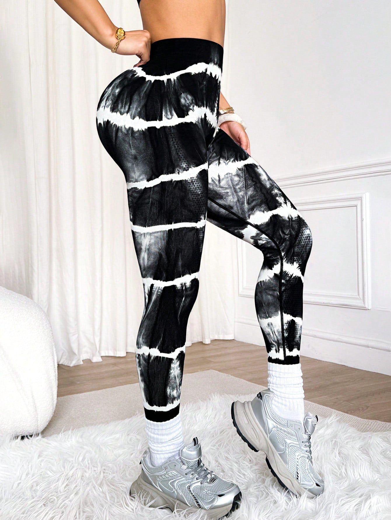 Legging Seamless Cintura Alta Com Acabamento Em V