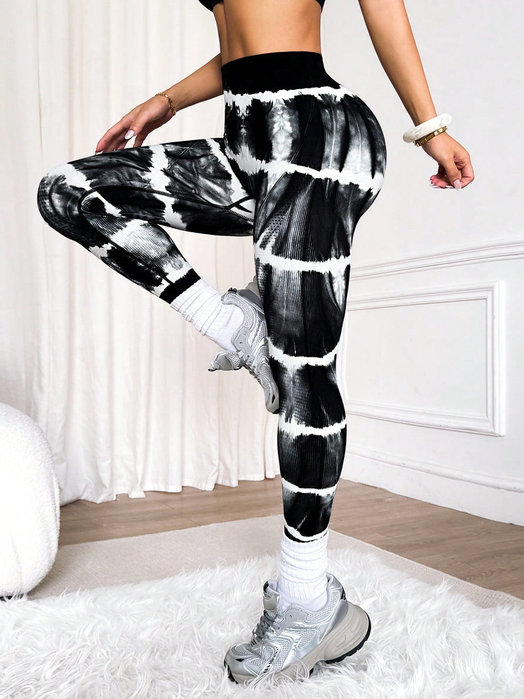 Legging Seamless Cintura Alta Com Acabamento Em V