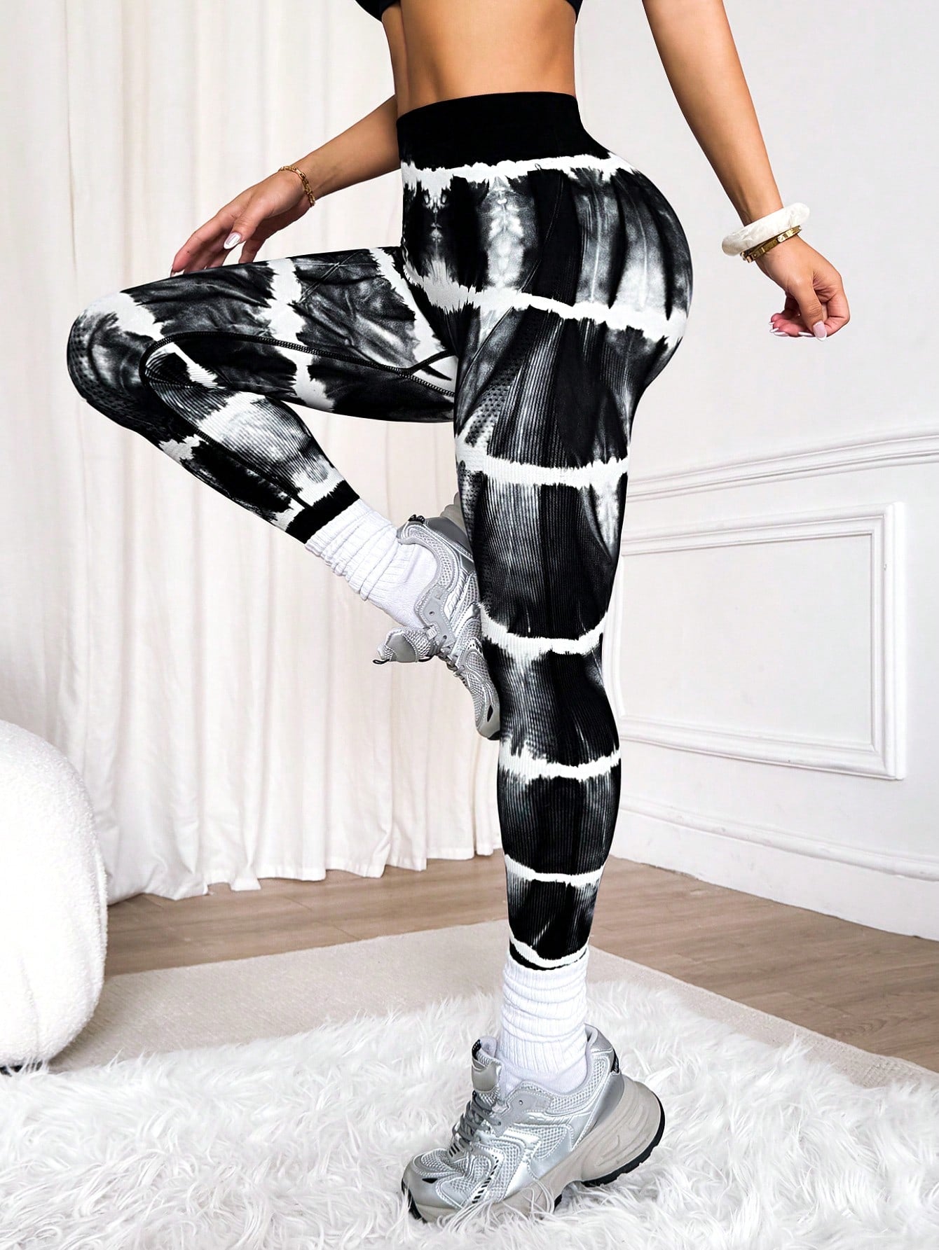 Legging Seamless Cintura Alta Com Acabamento Em V