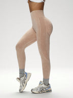 Legging Fitness Superficie Aveludada Cintura Alta