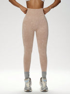 Legging Fitness Superficie Aveludada Cintura Alta