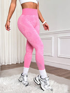 Legging Fitness Textura Orgânica Com Ajuste Esculpido