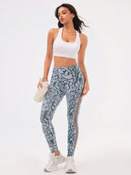 Legging Seamless Cintura Alta Com Trama Orgânica E Vazados