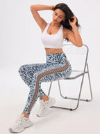 Legging Seamless Cintura Alta Com Trama Orgânica E Vazados