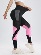 Legging Cintura Alta Com Recortes Gráficos