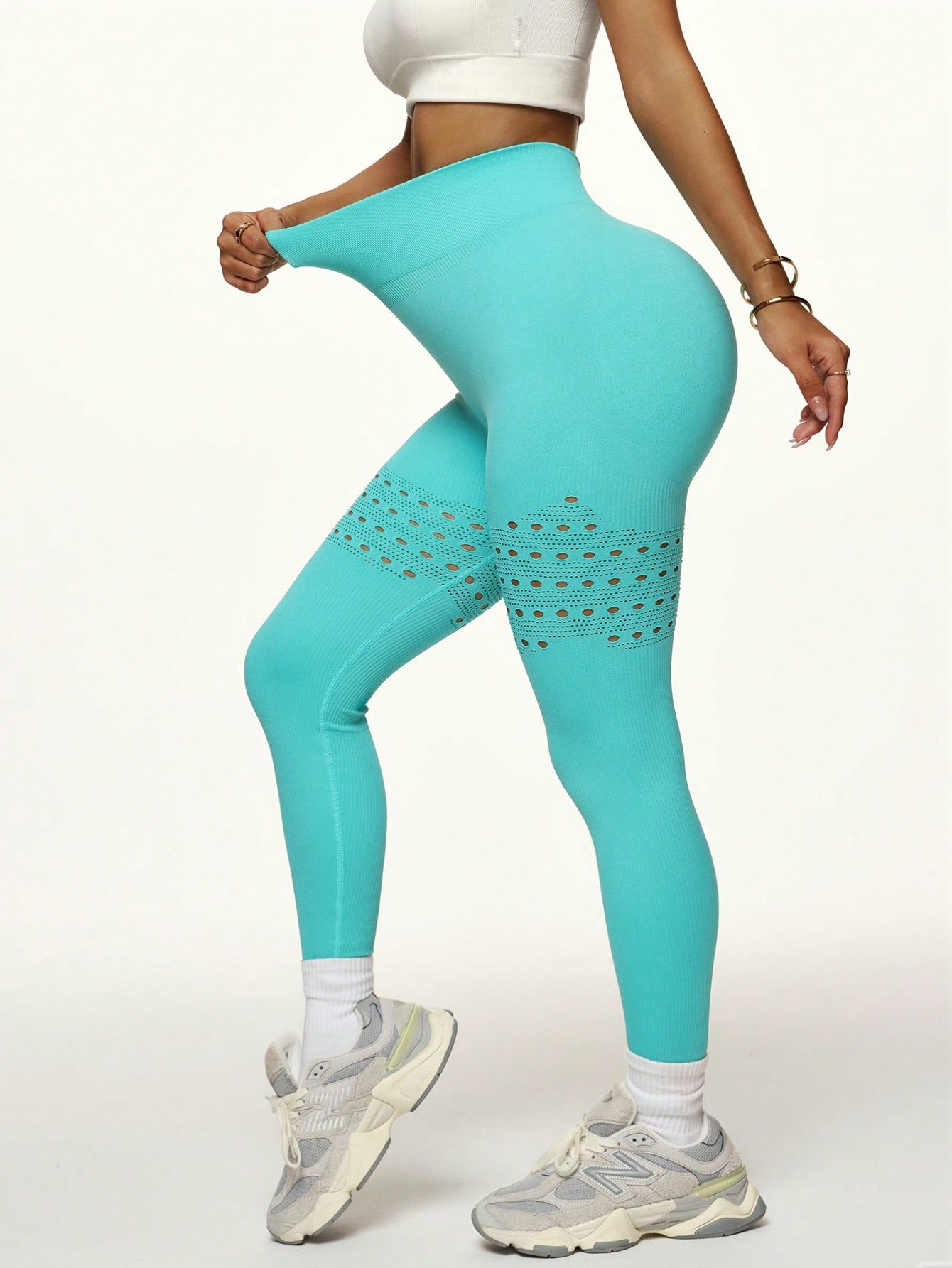 Legging Seamless Modeladora Com Vazados Anatômicos