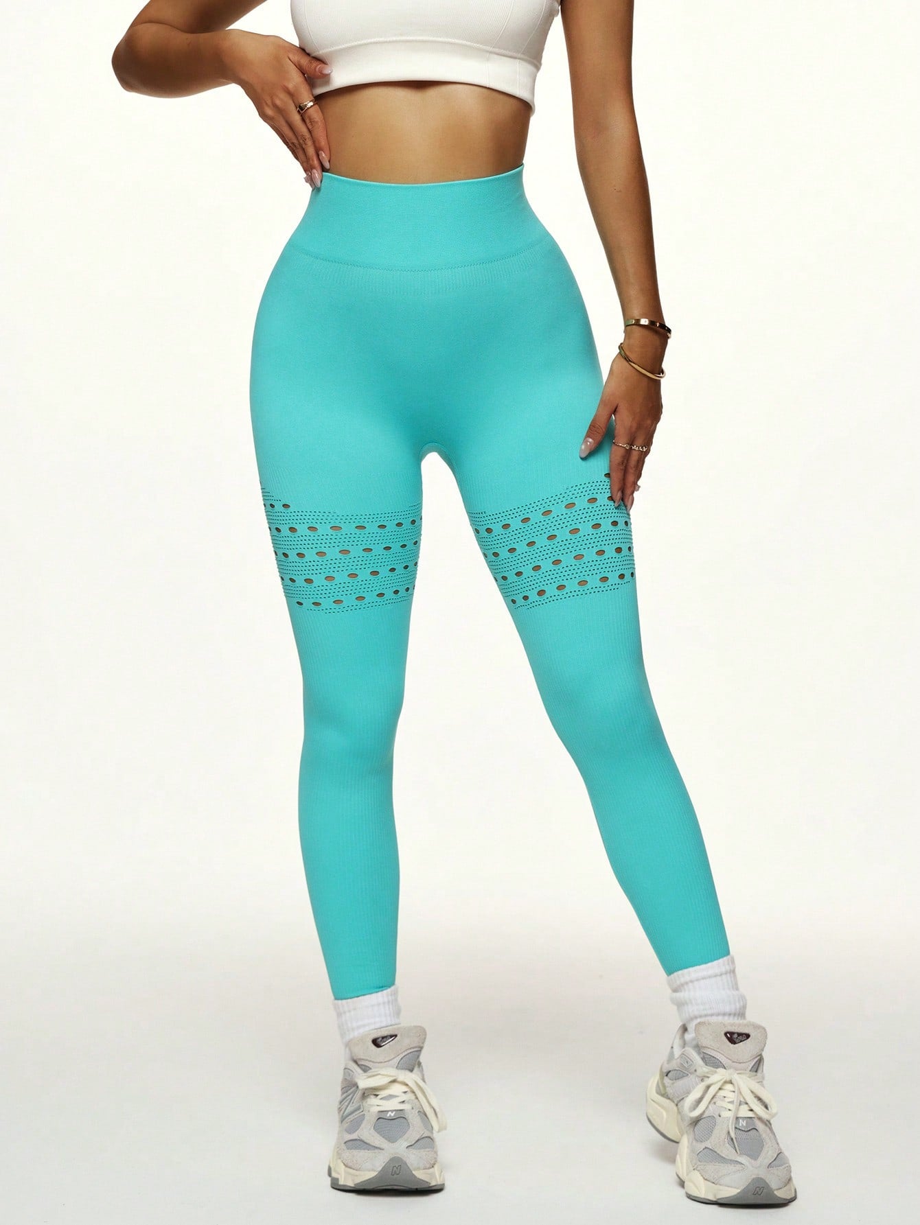 Legging Seamless Modeladora Com Vazados Anatômicos