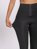 Legging Cintura Alta Com Fecho Frontal Ajustável E Bolso