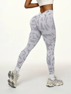 Legging Fitness Cós Alto Texturizado Estilo Treino