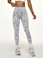 Legging Fitness Cós Alto Texturizado Estilo Treino