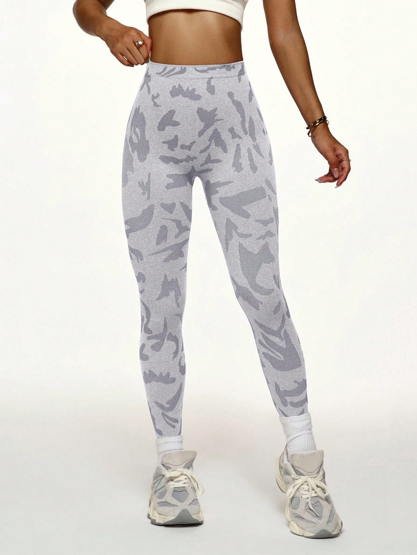 Legging Fitness Cós Alto Texturizado Estilo Treino