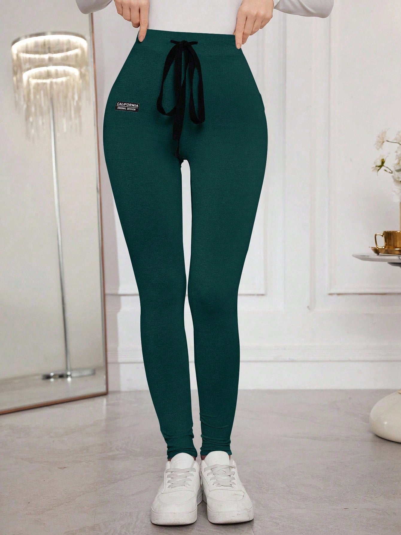 Legging Cintura Alta Com Ajuste Modelador E Amarração