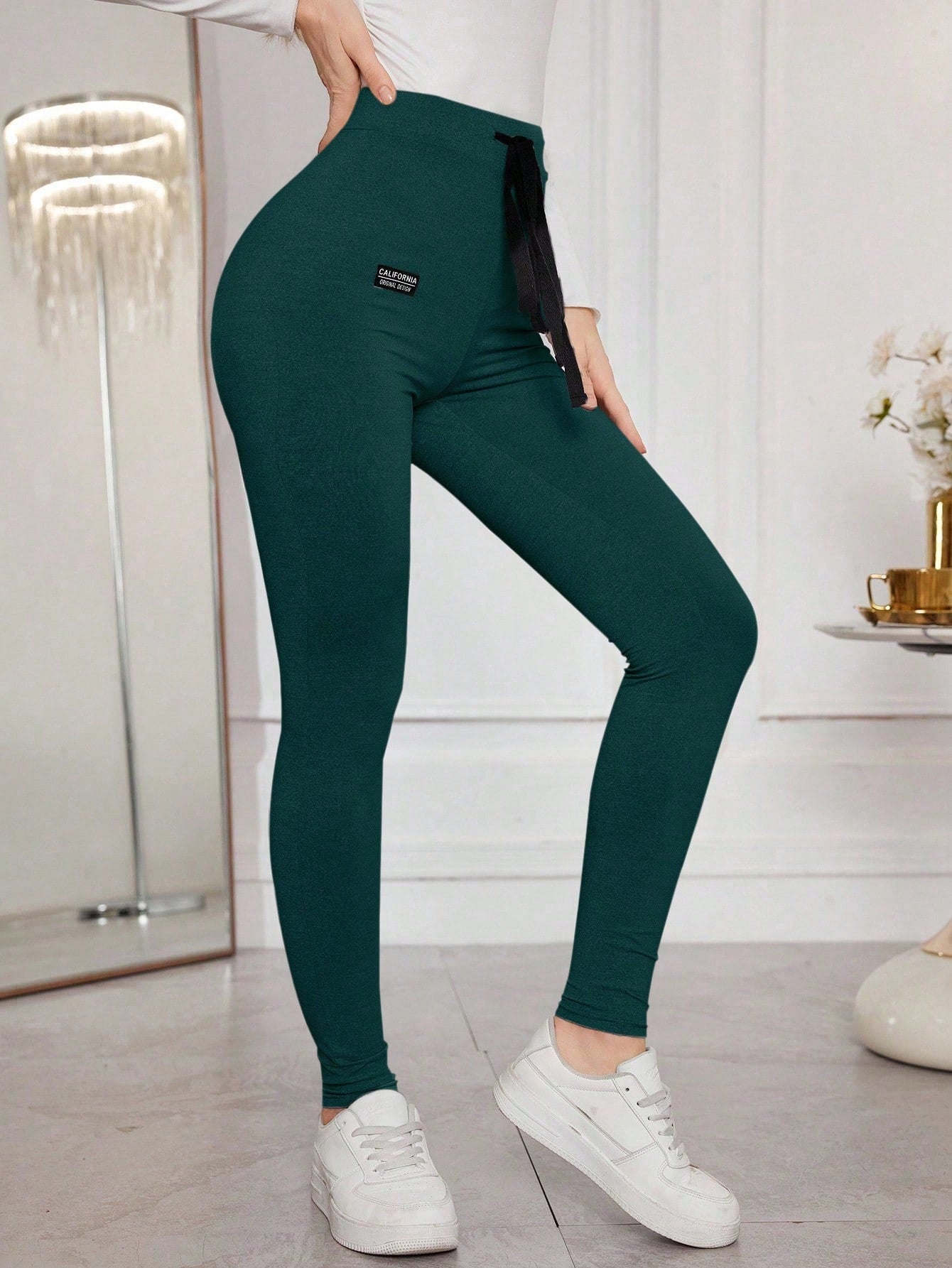 Legging Cintura Alta Com Ajuste Modelador E Amarração