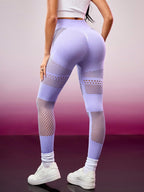 Legging Seamless Cintura Alta Com Recortes Vazados