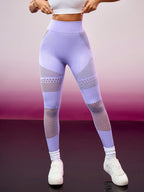 Legging Seamless Cintura Alta Com Recortes Vazados