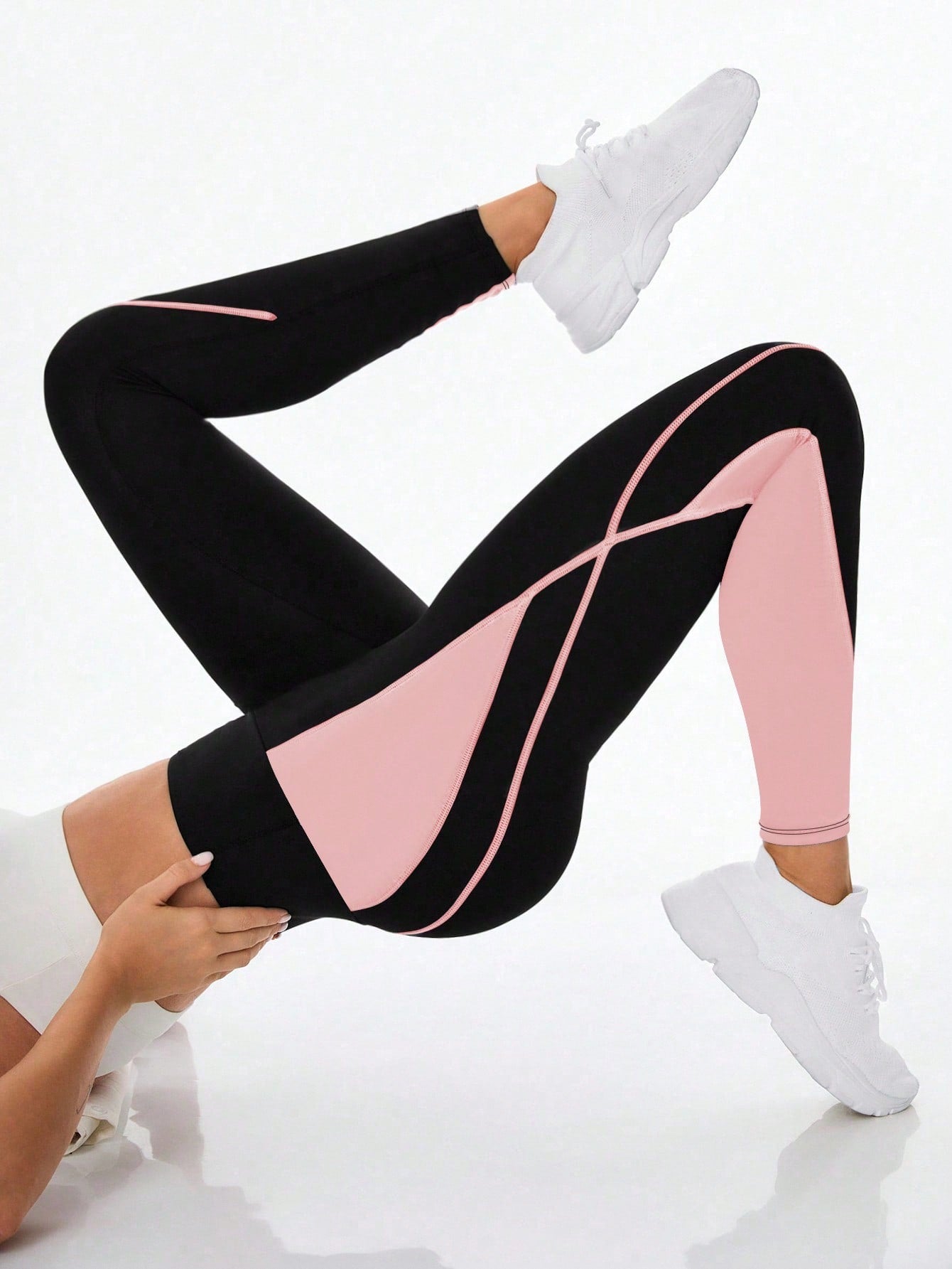 Legging Cintura Alta Com Recortes Dinâmicos Laterais