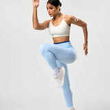 Legging Fitness Cintura Alta Com Malha Texturizada Modeladora