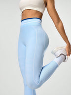 Legging Fitness Cintura Alta Com Malha Texturizada Modeladora