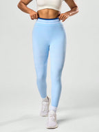 Legging Fitness Cintura Alta Com Malha Texturizada Modeladora