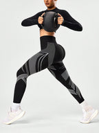 Legging Seamless Cintura Alta Com Franzido Anatômico