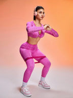 Legging Seamless Cintura Alta Com Costura Em Y