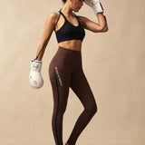 Legging Cintura Alta Com Detalhe Lateral Minimal