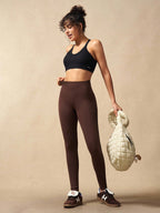 Legging Cintura Alta Com Detalhe Lateral Minimal