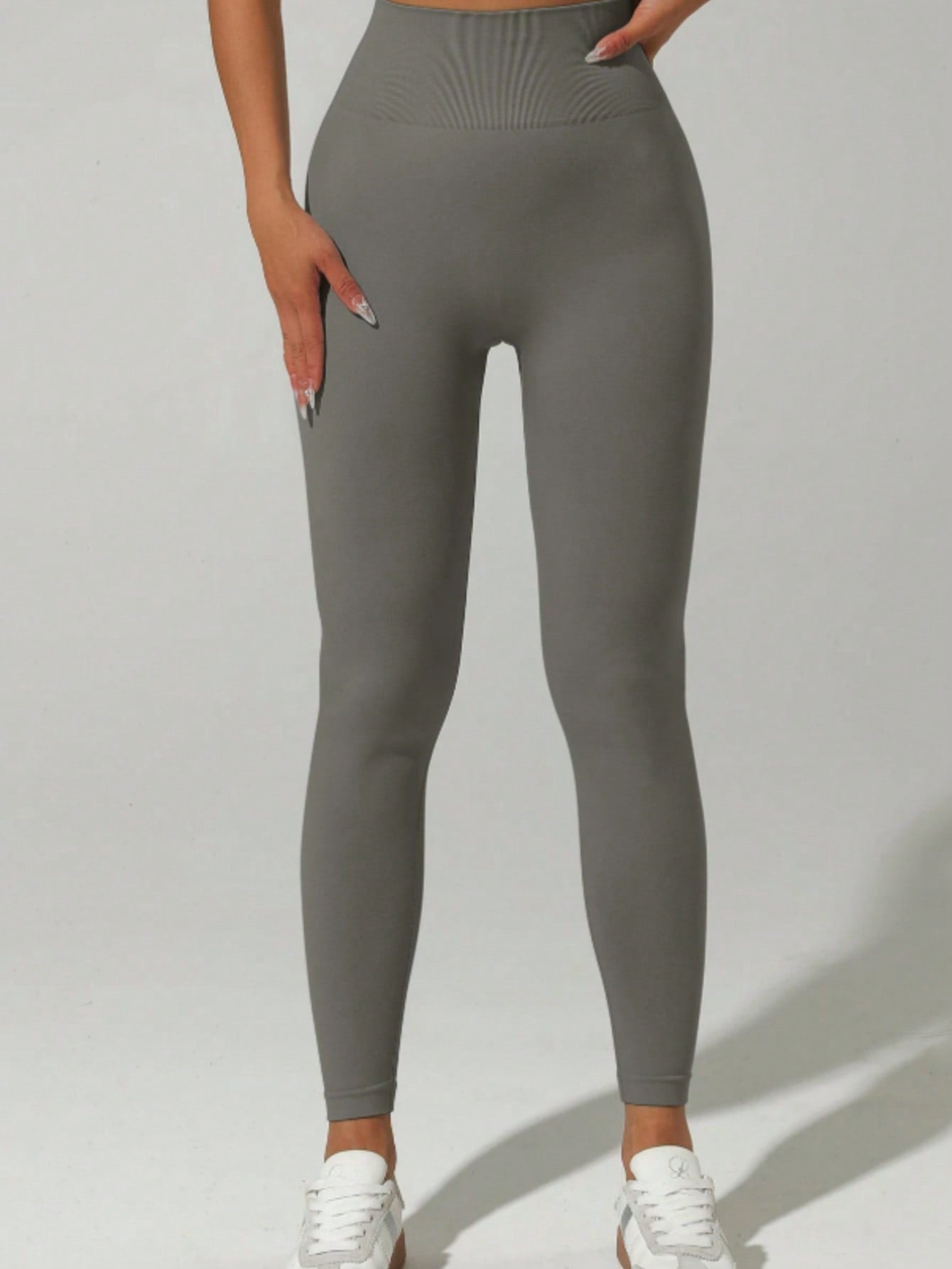 Legging Seamless Com Costura Franzida E Efeito Levanta Bumbum