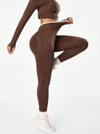 Legging Fitness Cintura Alta Com Painéis Verticais