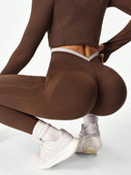 Legging Fitness Cintura Alta Com Painéis Verticais