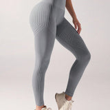 Legging Seamless Cintura Alta Com Linhas Modeladoras