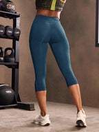 Legging Cintura Alta Capri Com Bolso Lateral