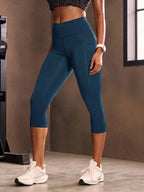 Legging Cintura Alta Capri Com Bolso Lateral