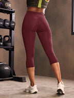 Legging Cintura Alta Capri Com Bolso Lateral