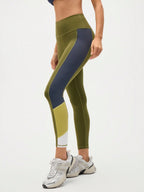 Legging Fitness Cintura Alta Com Recortes Em Blocos