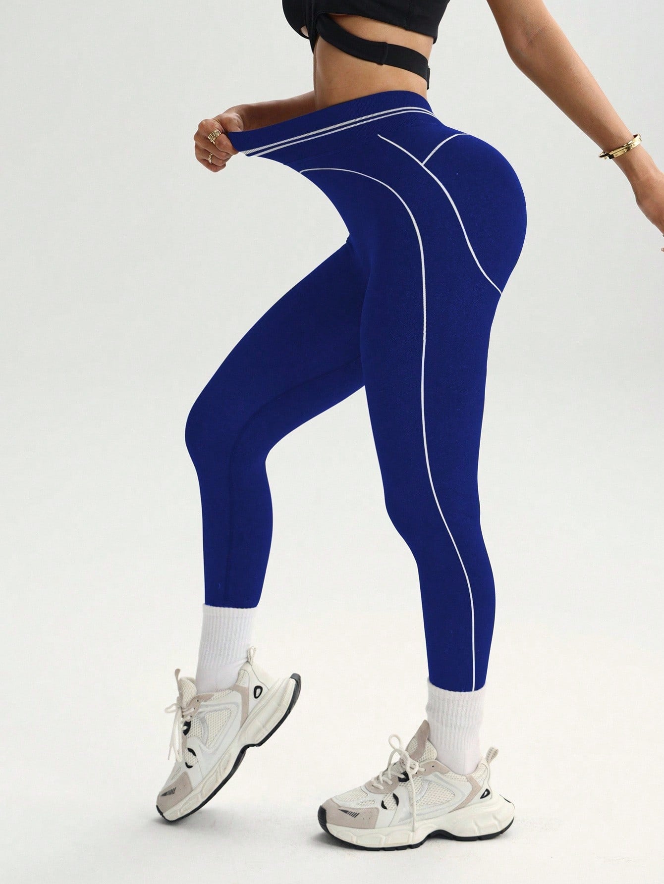 Legging Cintura Alta Com Recortes Anatômicos