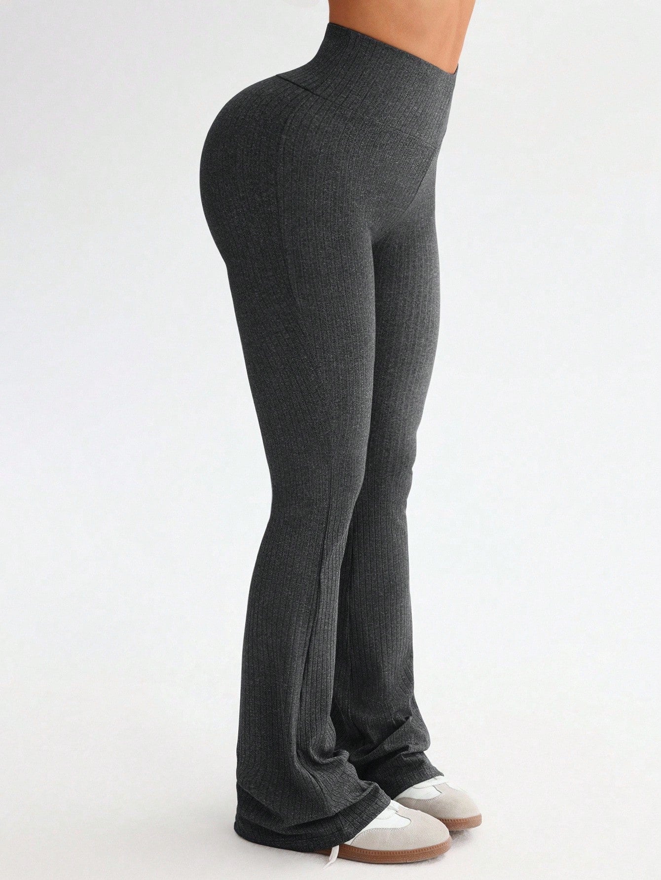 Legging Flare Cintura Alta Com Cós Anatômico Modelador