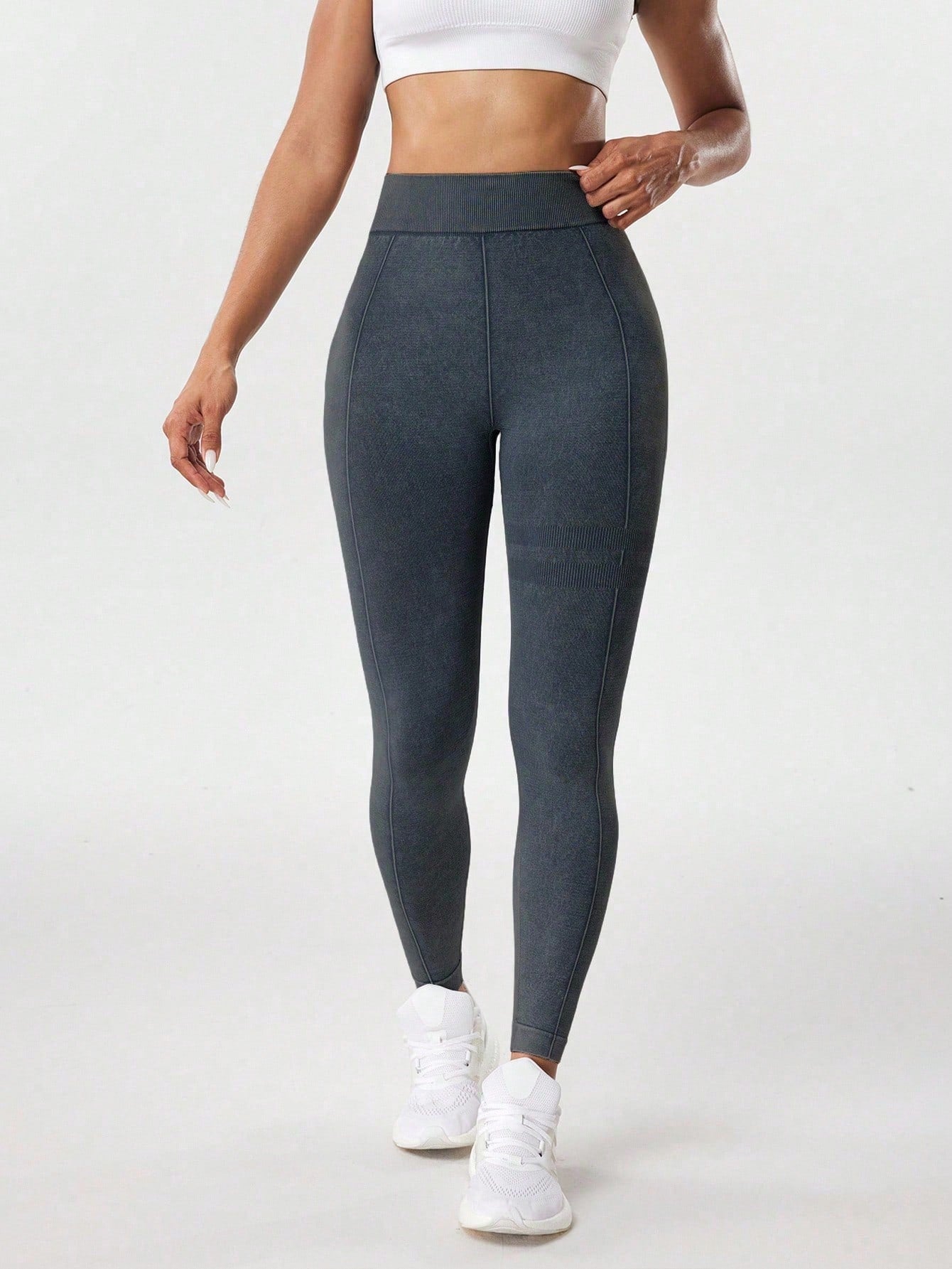 Legging Seamless Cintura Alta Com Toque Aveludado