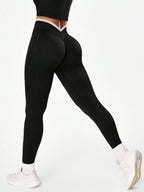 Legging Fitness Cintura Alta Com Painéis Verticais