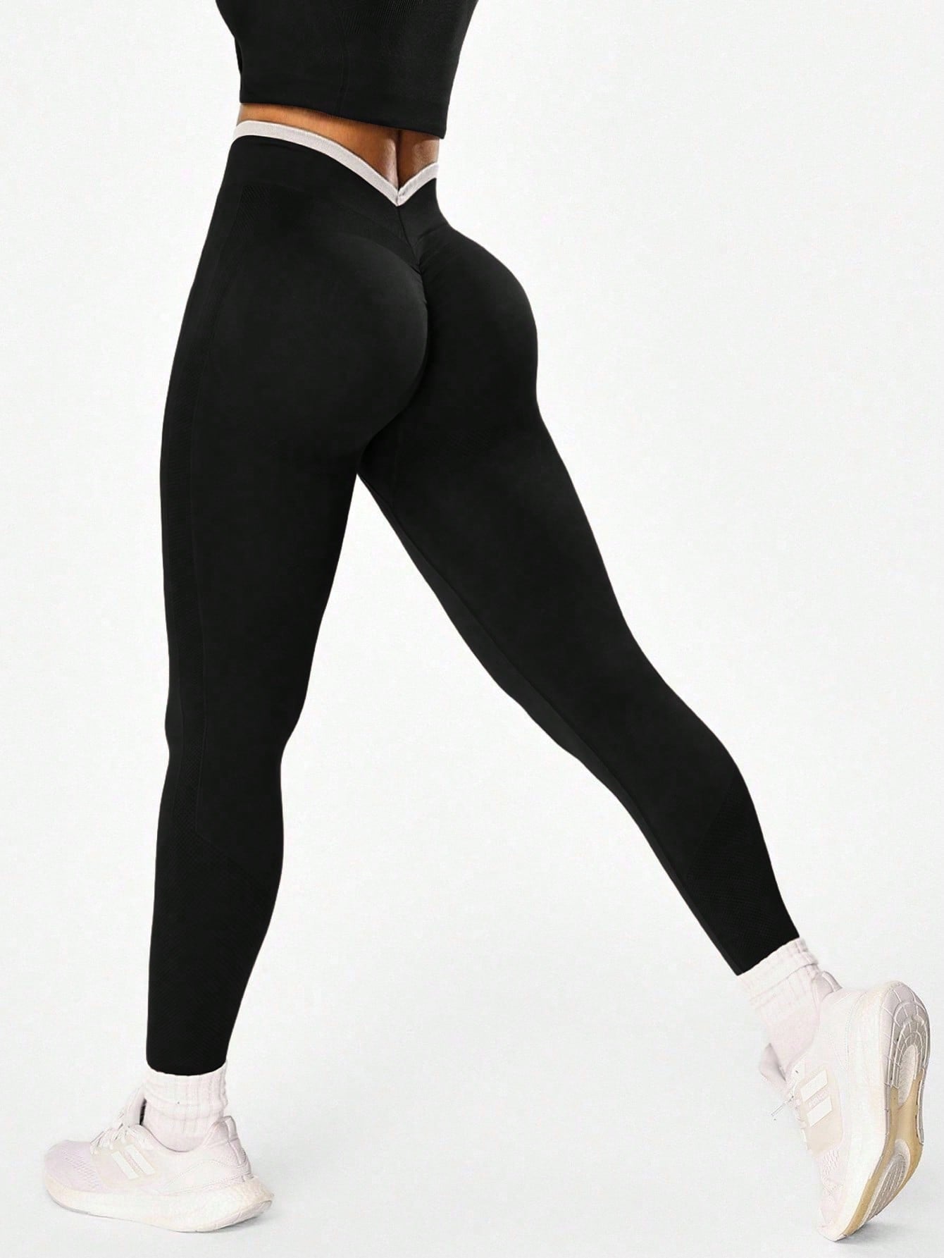 Legging Fitness Cintura Alta Com Painéis Verticais