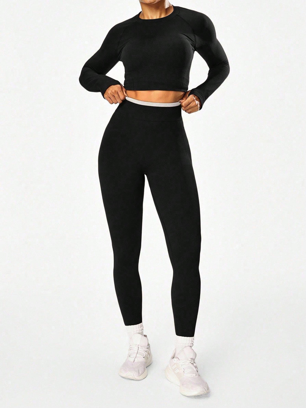 Legging Fitness Cintura Alta Com Painéis Verticais