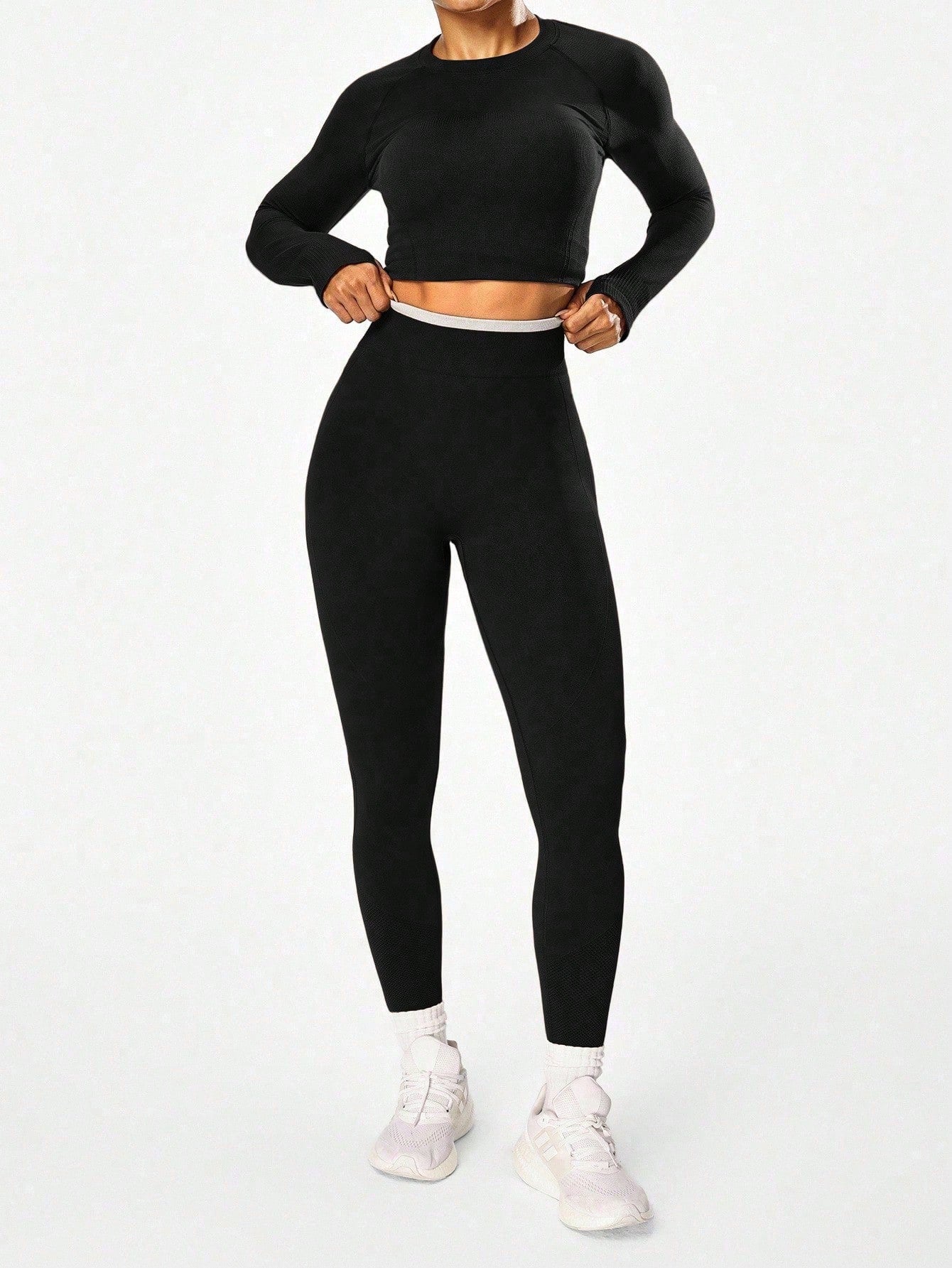 Legging Fitness Cintura Alta Com Painéis Verticais
