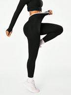 Legging Fitness Cintura Alta Com Painéis Verticais