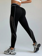 Legging Seamless De Alta Sustentação Com Painéis Vazados