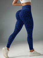 Legging Seamless Cintura Alta Com Estampa Felina