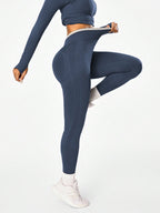 Legging Fitness Cintura Alta Com Painéis Verticais